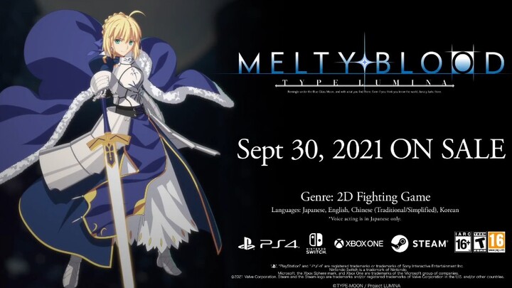 [Touhou Fighting] Type Lumina: Artoria Pendragon Character Introduction PV