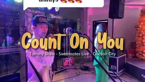 count on you