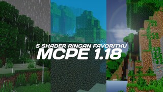 5 SHADER RINGAN FAVORITKU YANG ADA DI MINECRAFT PE ! Cobain deh...