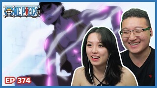 FINAL BOSS GEKKO MORIA VS PINK LUFFY! | One Piece Episode 374 Couples Reaction & Discussion