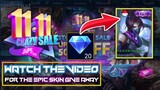 20 DIAMONDS = 1 EPIC SKIN | WATCH THE VIDEO FOR THE EPIC SKIN GIVE AWAY!