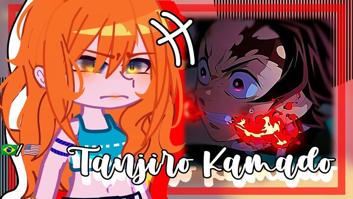 •|After Straw hats React to Tanjiro Kamado as The New crew|•// One Piece// gacha club 🇧🇷/🇺🇸