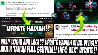 📌INFORMASI PENTING!! AKAN ADA DAILY LOGIN LAGI? UPDATE HADIAH RIVAL DIVISI S4 EA SPORT FC 24 MOBILE