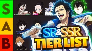 BLACK CLOVER MOBILE SR & SSR TIER LIST! (Week 1)