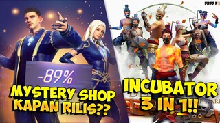 SERVER INDO KAPAN NYUSUL??  Bocoran Incubator Terbaru & Tampilan Mystery Shop Di Berbagai Server FF