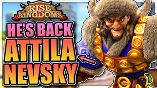 Attila Nevsky rally META? [Flavius Aetius changes everything] Rise of Kingdoms