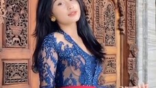 kebaya biru