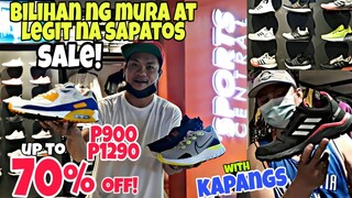 BILIHAN ng SAPATOS na LEGIT at MURA! P900 P1290 BASKETBALL at IBA PA!sports central,up to 70%