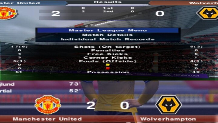 PREMIER LEAGUE™ 2014/2015 |MANCHESTER UNITED vs WOLVERHAMPTON| (DESEMBER~MATCH 17-38)