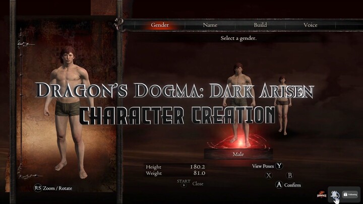 CHARACTER CREATION | DRAGON'S DOGMA: DARK ARISEN