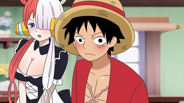 【One Piece】Uta + waitress costume = ?