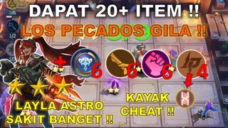 LOS PECADOS BISA DAPAT 20+ ITEM !! CHEAT ATAU HOKI ?? INILAH COMBO MAGIC CHESS TERKUAT 2022 !!