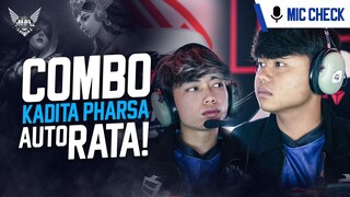 COMBO PARSHA KADITA, AUTO RATA! | Mic Check MPL ID Season 11 Week 3 - EVOS LEGENDS vs AURA FIRE