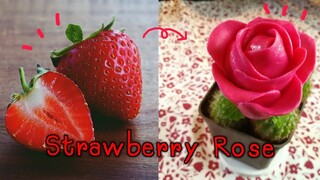 How to make Chocolate Covered Strawberries rose.