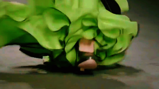 24-04.12 Kipas Wang Xingji warna hijau 24-04.13