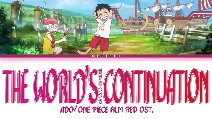 THE WORLD CONTINHATON, ONE PIECE,UTA