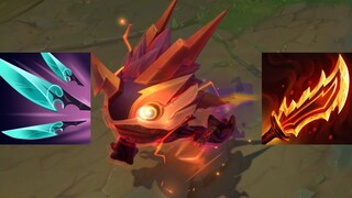 ในซีซั่น S14 ในที่สุด Kog'Maw ก็ได้รับ Swiftblade และ Sheepstick!