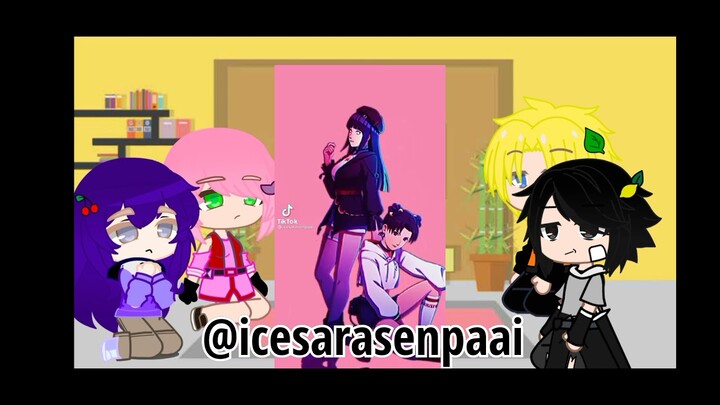 || Team 7 ( + Hinata -Kakashi ) react to each other || part 1 || Sasusaku || Naruhina || short ||