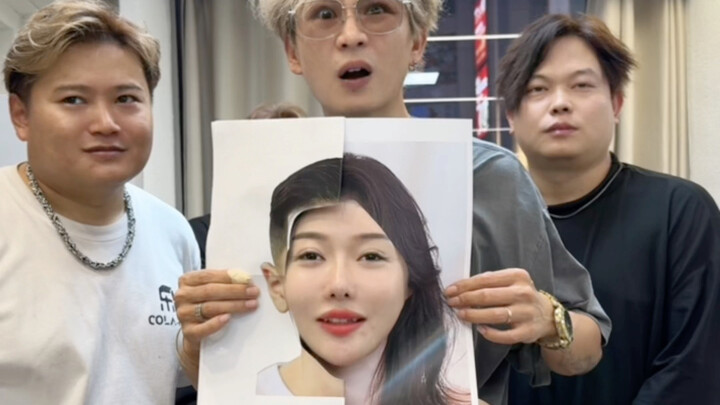 Khách hàng: Thay một kiểu tóc vừa ngầu vừa dịu dàng đi! Tony: Không phải trên dưới, mà là trái phải 