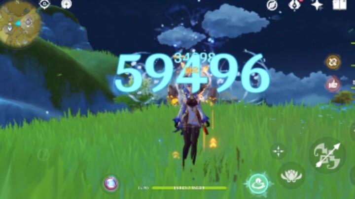 0 Life Essence 5 Breaking Demons Ganyu ฉันพอใจกับความเสียหายนี้มาก