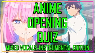ANIME OPENING QUIZ - MIXED VOCALS INSTRUMENTAL EDITION - 40 OPENINGS + BONUS