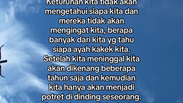 Jangan terlalu fokus mengejar dunia.