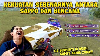 KEKUATAN SEBENARNYA ANTARA SAPPO DAN BENCANA 2 VS SQUAD RATA SEMUA!!!