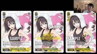 Weiss Schwarz - OMG! There's A Girl Inside Of That Bear! Looking At Hololive 2, Bang Dream, & Jojo