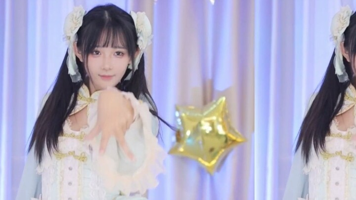 【คาเวียร์】《Dancin》ชุดการแสดงโลลิต้าสไตล์จีน ชุดเต้นสด บันทึกเสียงเต้นรำ