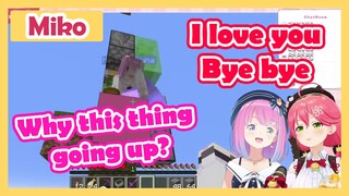 Miko Prank Luna Using a Flying Machine, Holobabies 【Hololive/Eng sub】