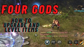 FOUR GODS WEMIX : TIPS HOW TO UPGRADE ITEMS (TAGALOG)