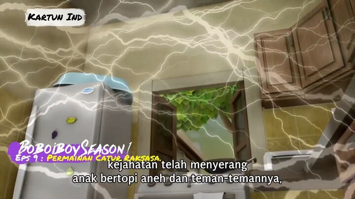 BoboiBoy Musim 1(HD) : Permainan Catur Raksasa. Eps : 9
