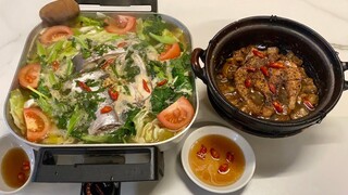 Lẩu Canh Chua Cá Dứa & Cá Kho Thịt -Món Ngon Mỗi Ngày - Fish And Sour Soup -Tập 893 -Cuộc Sống Ở Úc