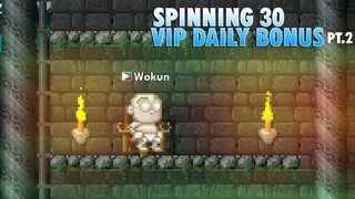 SPINNING 30 VIP DAILY BONUS pt.2 | Pixel Worlds