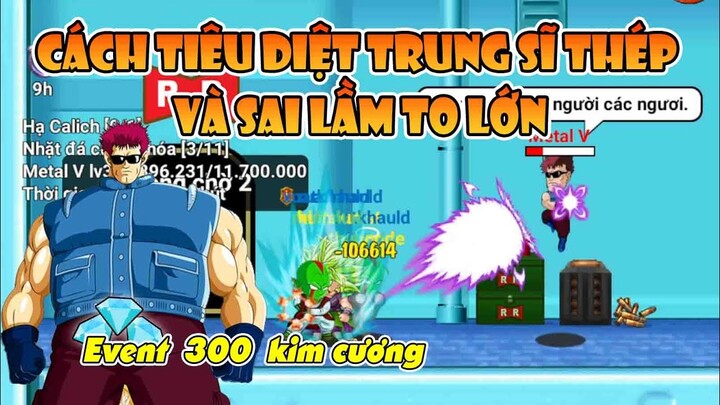 Tiêu diệt Trung Sĩ Thép "Metal V" cùng team 5 khống chế...quá nhiều sai lầm || Rồng Thần Online