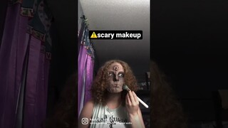 Insane makeup scary #cosplay #acting #makeup #comedy #creepy