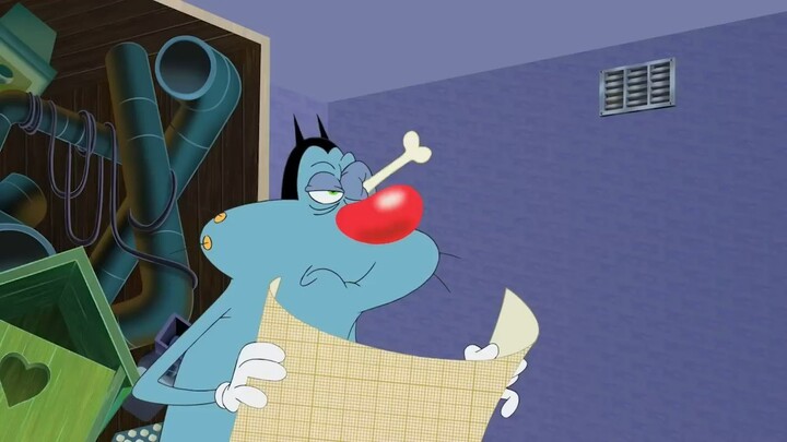 Oggy and the Cockroaches - Panic Room (S04E08) Full Episode in HD