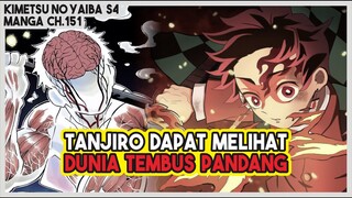 KNY S4 (151) KEKUATAN BARU!!! Tanjiro Dapat Melihat Dunia Tembus Pandang, Kelemahan Akaza Terlihat!!