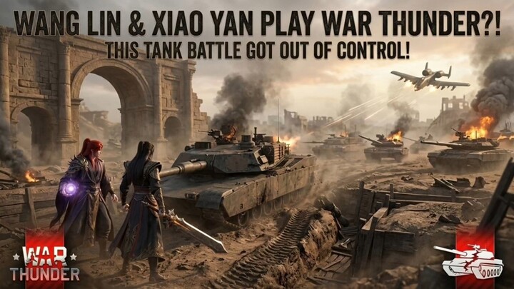 【PARODY】WANG LIN & XIAO YAN PLAY WAR THUNDER?! THIS TANK BATTLE GOT OUT OF CONTROL!