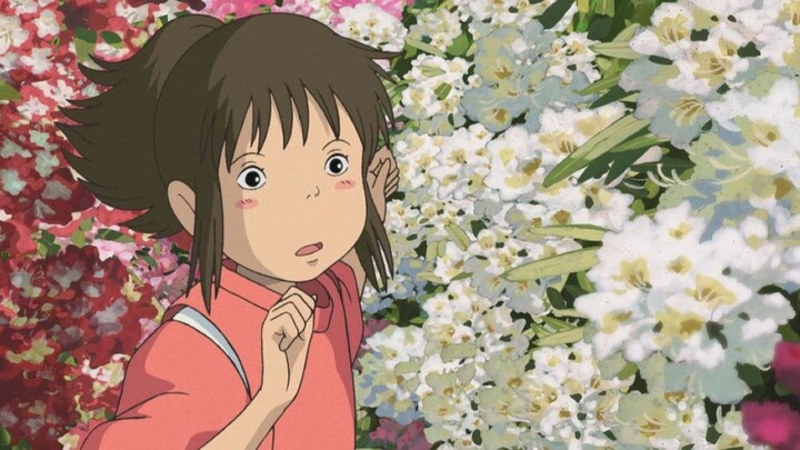 4K60 frame card point mixed cutting "Spirited Away" BGM "Crash World" Sutradara: Hayao Miyazaki