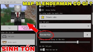 MINECRAFT THỬ THÁCH SINH TỒN | TRONG HẠT GIỐNG SLENDERMAN CÓ NHỮNG GÌ