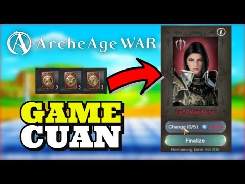 GAME CUAN JUTAAN, BANYAK YANG BOT CARI RED HERO CLASS UNTUK Di JUAL - ArcheAge WAR ( ANDROID PC )