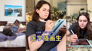 来看医学插画生的一次手术插画‼️