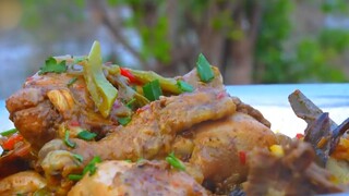 làm món gà truyền thông của ấn độ #food