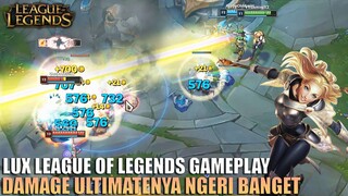 LUX LEAGUE OF LEGENDS - YASUO NYA AUTO TER BULLY! DAMAGE ULTIMATENYA NGERI BANGET!