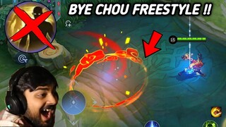 BIG NERF! BYE CHOU TIKTOK FREESTYLE | CHOU FLICKER NERF ON ADVANCE SERVER