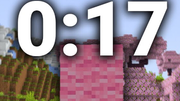 「นำเข้า」สถิติโลกมายคราฟ “เสื้อยืดสีชมพูกลับหัว” 0:17 (ก่อน)