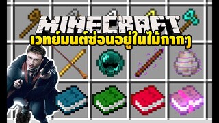 มายคราฟ ไม้กากๆแต่มีพลังเวทย์มนต์ซ่อนอยู่ [มอด Harry Potter Wands Mod] Minecraft