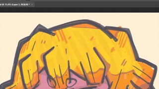 2835 - 善逸 / Zenitsu1 Jul 2025#DemonSlayer #鬼灭之刃 #Zenitsu #善逸