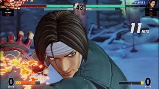 KOF15　チャンピオン　草薙京　２１Hit７割クライマックコンボ　どこからでもつなぐ